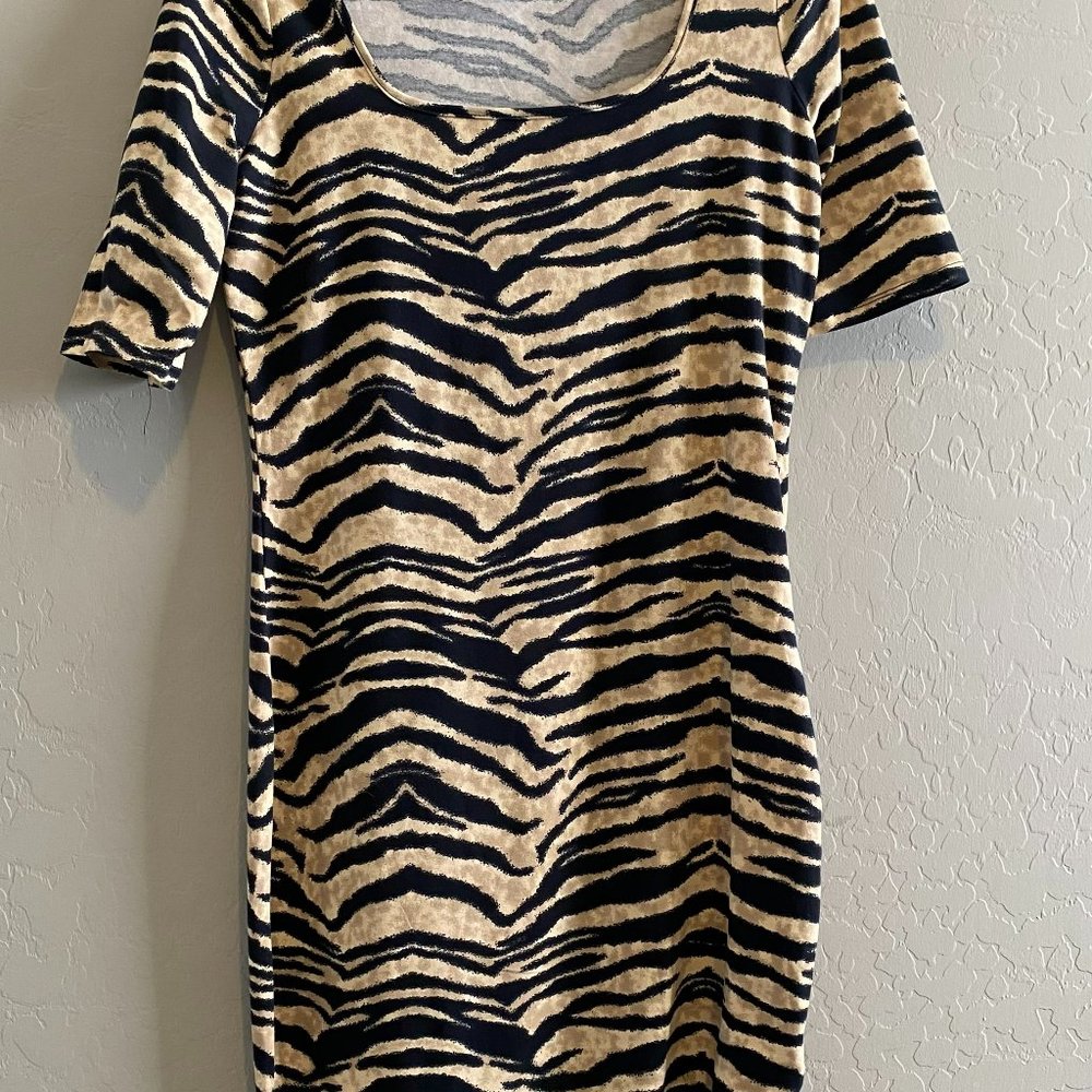 Venus Animal print Mini Dress